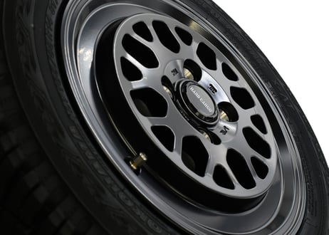 HARDCARGOオリジナルホイール　HCW005  タイヤホイール５本セット【X-AT 155/60R14】