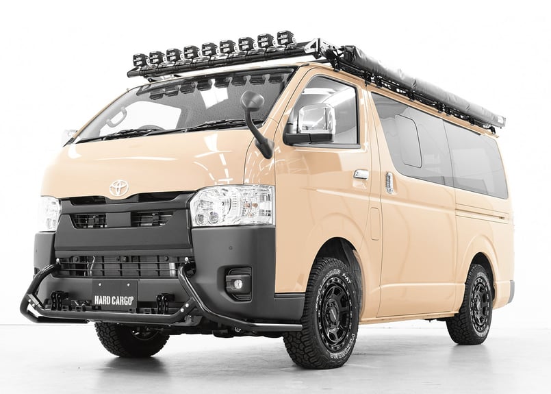 ハイエース　バンパーガード ハイエース バンパーガード グリルガード カンガルーバー マッド