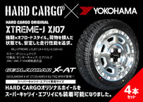 HARDCARGO×XTREME-J　タイヤホイール４本セット【X-AT 155/60R14】