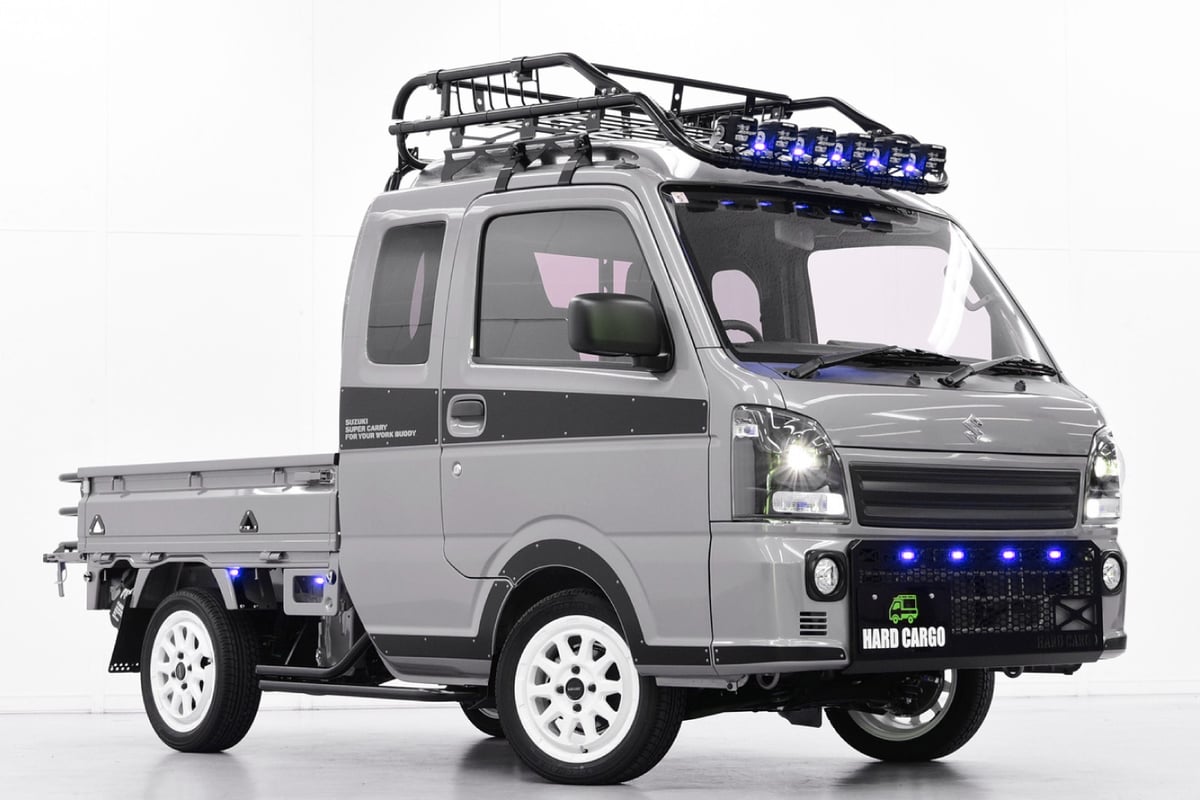 スーパーキャリーハードカーゴフロントバンパーガード Vツインガード