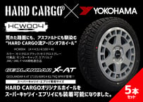 HARDCARGOオリジナルホイール　HCW004  タイヤホイール５本セット【X-AT 155/60R14】