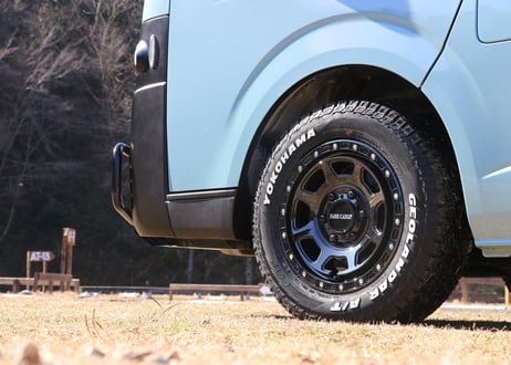HARDCARGO×XTREME-J　タイヤホイール４本セット【ハイエース用】GEOLANDAR A/T