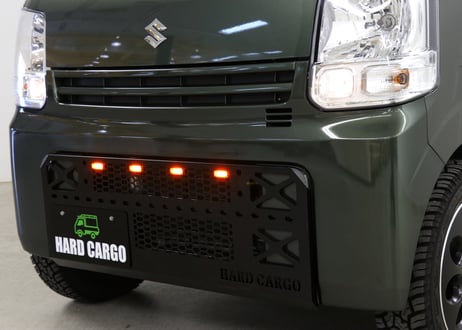LEDスキッドグリル（エブリイバン専用）スモークアンバー