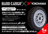 HARDCARGOオリジナルホイール　HCW005  タイヤホイール５本セット【X-AT 155/60R14】