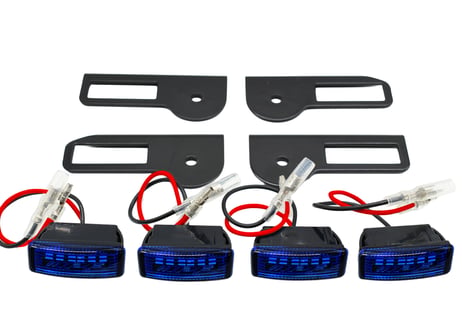 LEDサイドマーカー（ハイゼットジャンボS500P/S510P専用）ポリスブルー