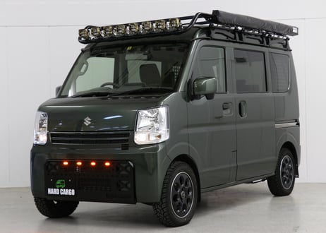 LEDスキッドグリル（エブリイバン専用）スモークアンバー