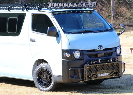 HARDCARGO×XTREME-J　タイヤホイール４本セット【ハイエース用】GEOLANDAR A/T