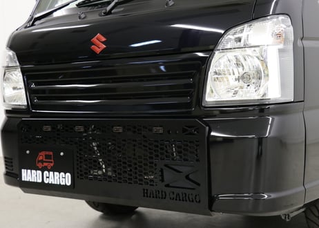 LEDスキッドグリル（キャリイ、スーパーキャリイ専用）スモークアンバー