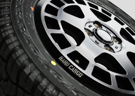 HARDCARGOオリジナルホイール　HCW004　タイヤホイール４本セット【X-AT 155/60R14】