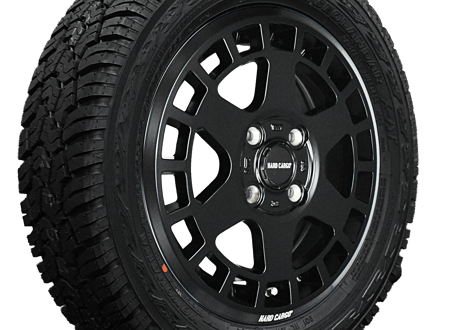 HARDCARGOオリジナルホイール　HCW004　タイヤホイール４本セット【X-AT 155/60R14】