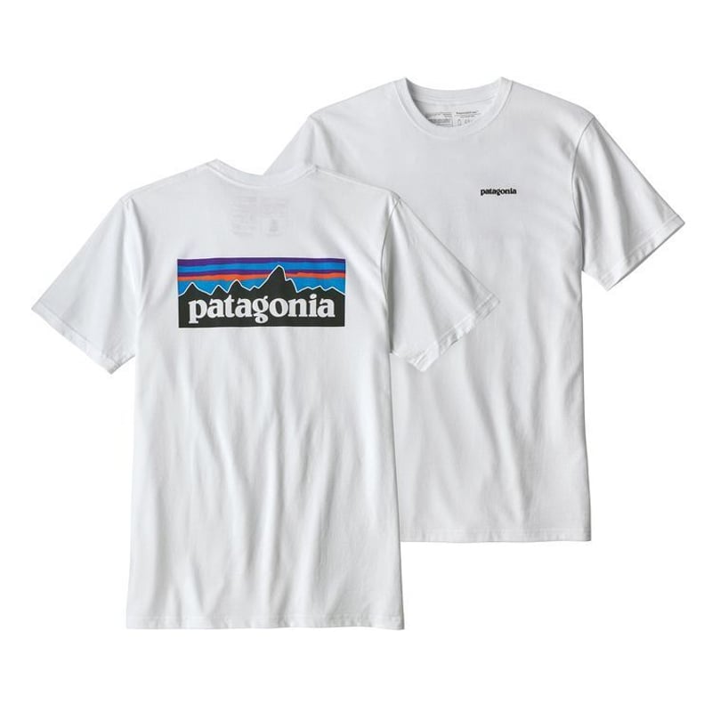 パタゴニア patagonia S/S ロゴTシャツ サイズ：M　WHITE