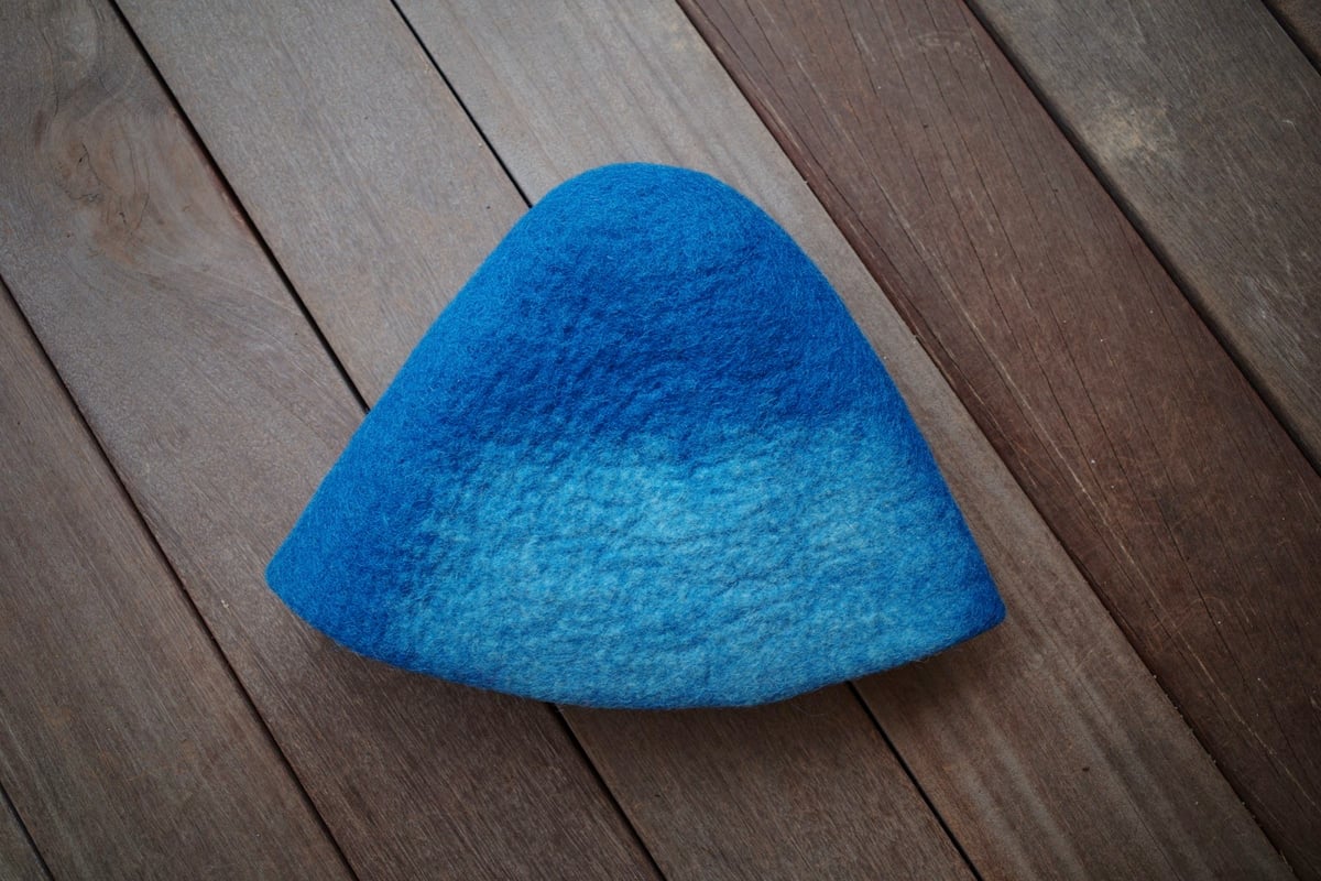 サウナハット（Blue） | SaunaCamp. SHOP ROOFTOP 水色 サウナハット