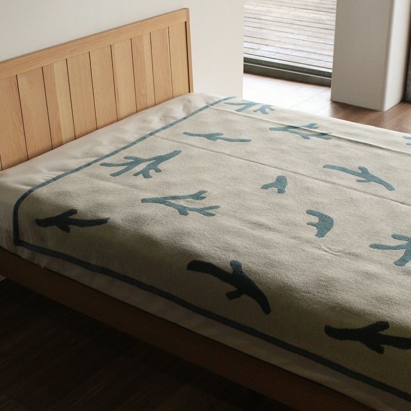 KLIPPAN コットン シングルブランケット CORAL（全2色） | HOMESIC FU