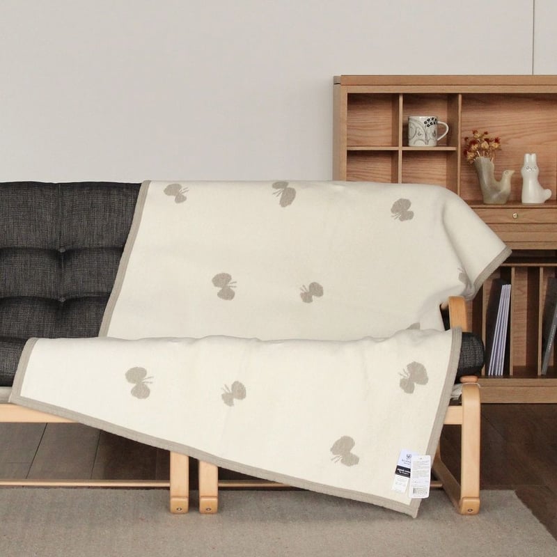 KLIPPAN コットン ハーフブランケット CHOUCHO（全3色） | HOMESIC F