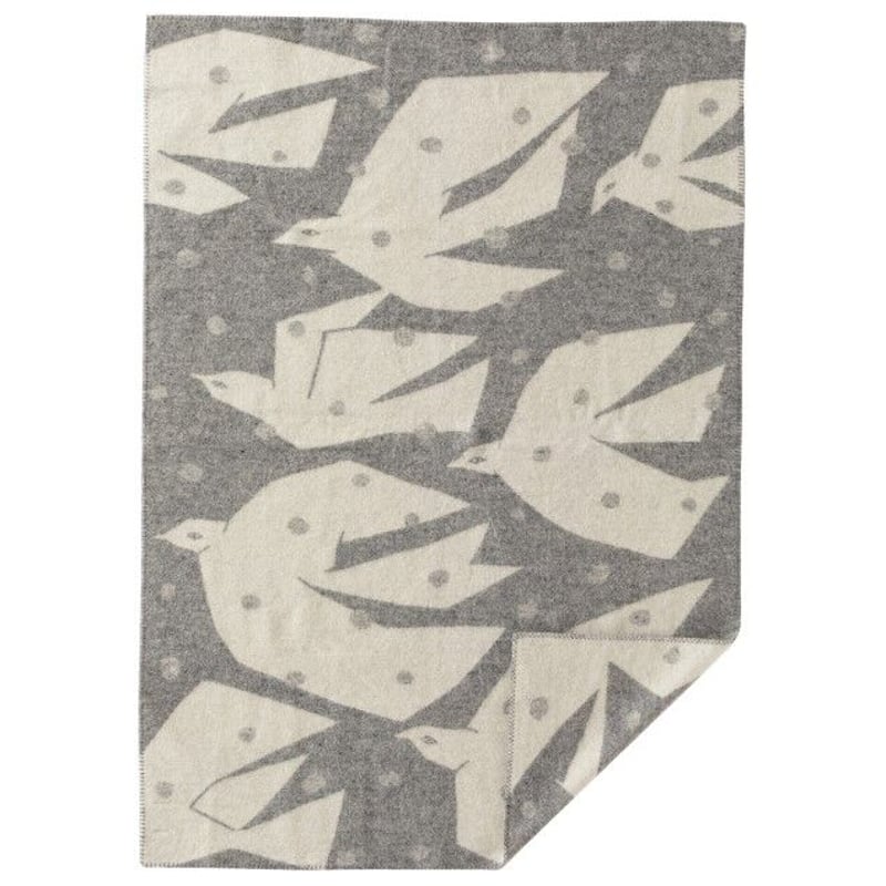 KLIPPAN ウール シングルブランケット TRIP（全2色） | HOMESIC FURN