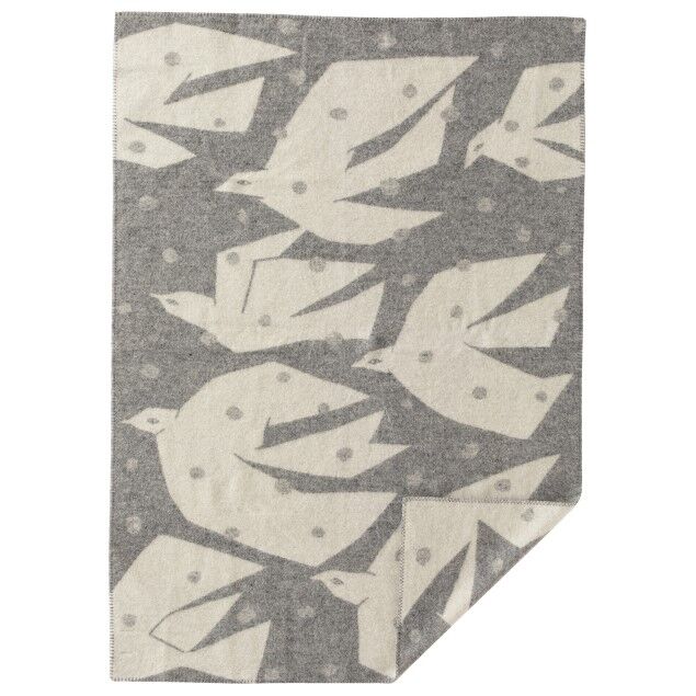 KLIPPAN ウール シングルブランケット TRIP（全2色） | HOMESIC FURN