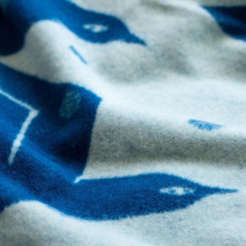 KLIPPAN ウール シングルブランケット TRIP（全2色） | HOMESIC FURN