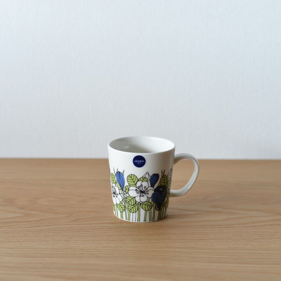 ARABIA クロッカス マグ・プレート 未使用 アラビア クロッカス復刻版をブログレポート！マグカップと