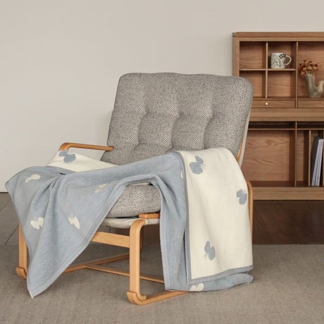 KLIPPAN　コットン　ハーフブランケット　CHOUCHO（全３色）
