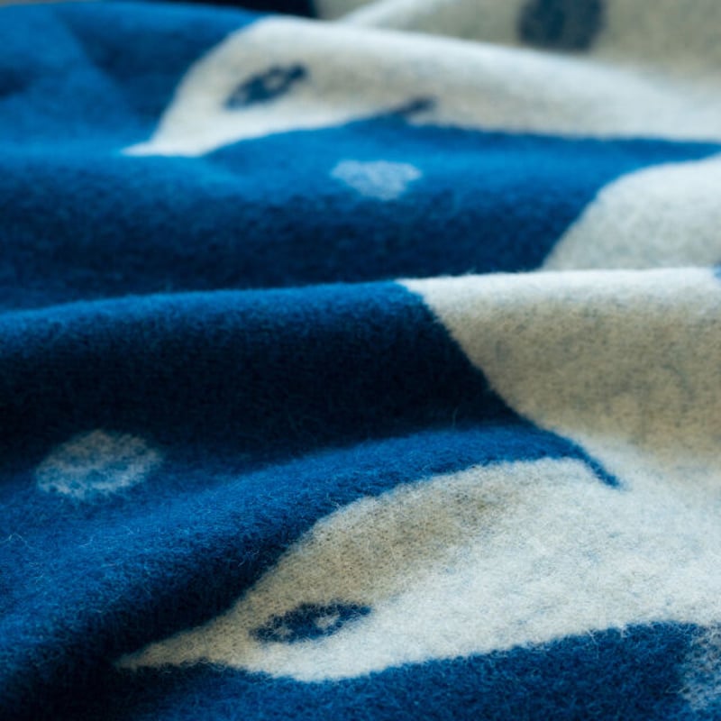 KLIPPAN ウール シングルブランケット TRIP（全2色） | HOMESIC FURN