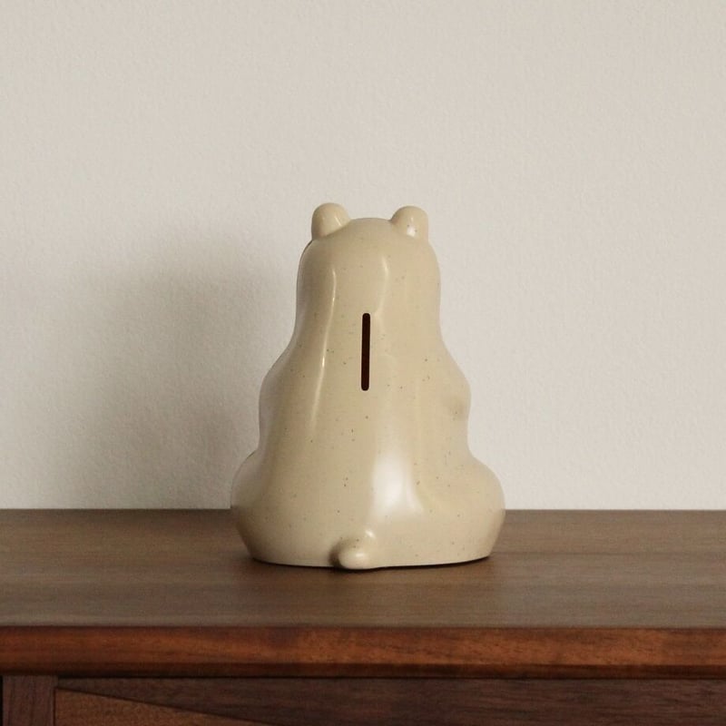 Polar Bear Money Box マフラー付き | HOMESIC FURNITURE