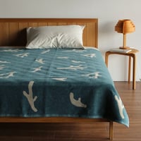 KLIPPAN　コットン　シングルブランケット　CORAL（全２色）