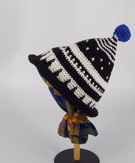 トンガリKids3～7歳サイズコットン糸の柄編み③