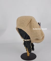 KIDS'のシンプルなコットンベレー①