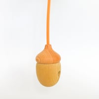 コロコロどんぐり （本革） ネイビー | hocco-llc