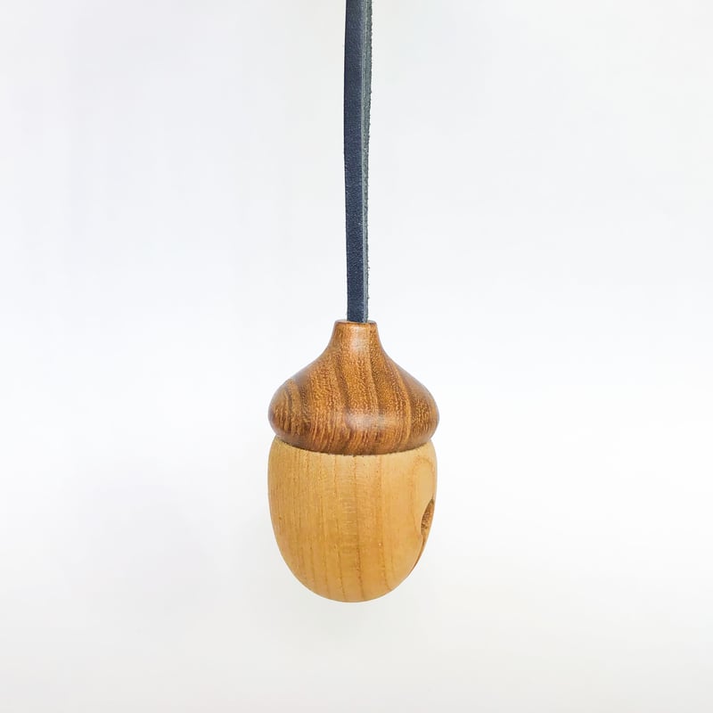 コロコロどんぐり （本革） ネイビー | hocco-llc