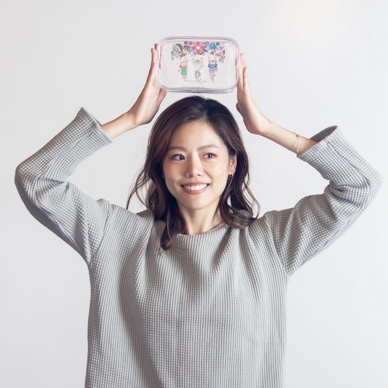 化粧ポーチ 透明 Happy Blossoms | ソティラス ゼオラ Sotiras Zeola