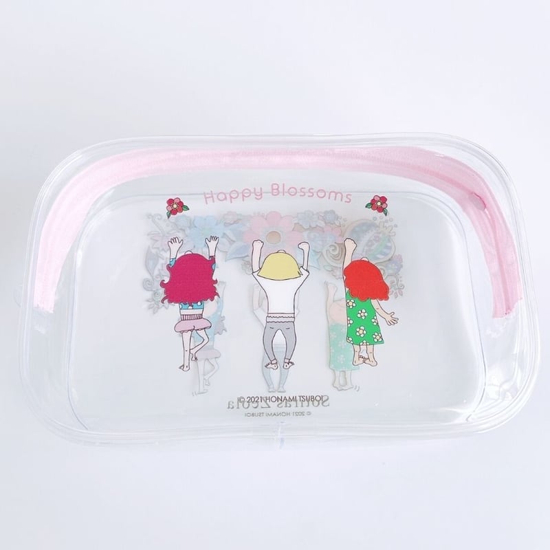 化粧ポーチ 透明 Happy Blossoms | ソティラス ゼオラ Sotiras Zeola