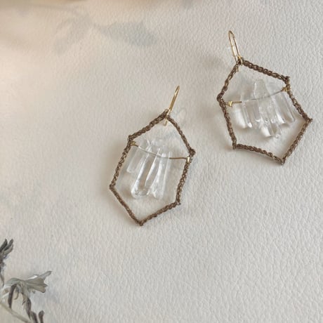 Jem crystal  drop  ピアス