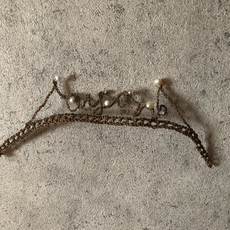baby initial crown
