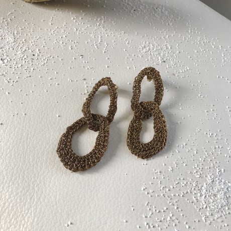Double hoop  ピアス　イヤリング