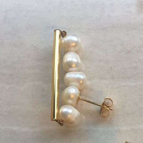 Lengthwise  pearls ピアス&イヤリング