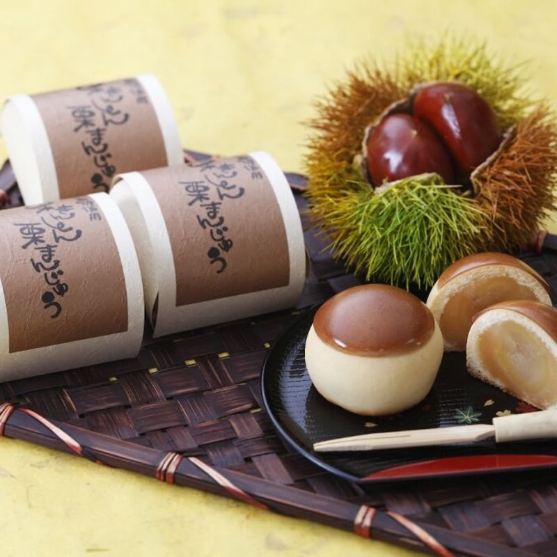 栗きんとん栗まんじゅう6個入り | 和菓子なごし