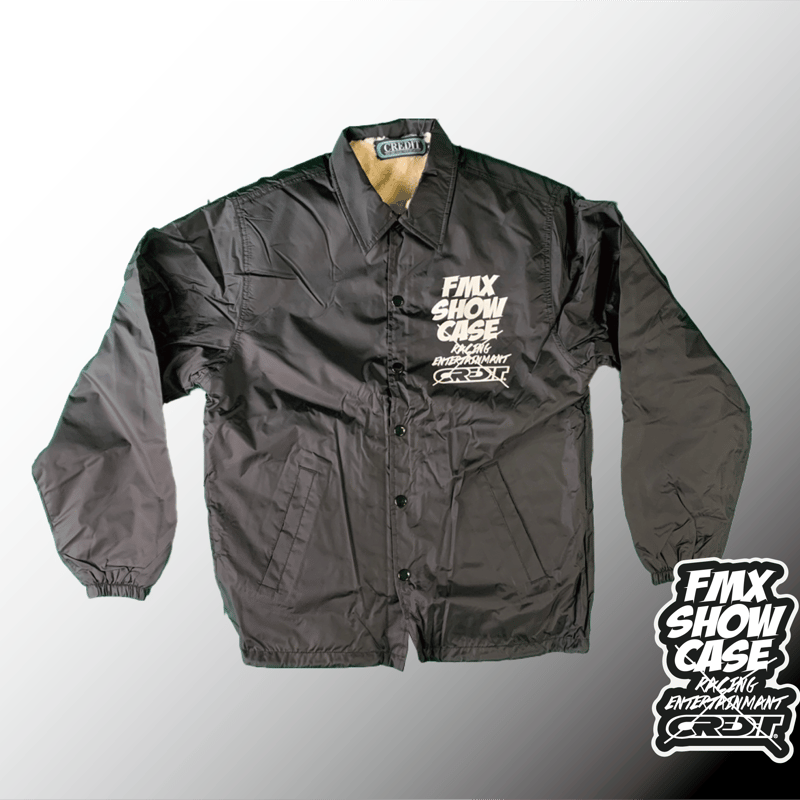 FMXSHOWCASE X CREDIT コーチジャケット ホワイト（ボア有り） | F