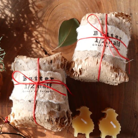 「Butter1/2 half」 はんぶんこ好きがこだわって作ったキャンドル。