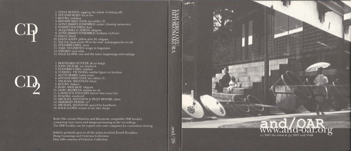 VA - Yasujiro Ozu: Hitokomakura (2-CD/Album/200