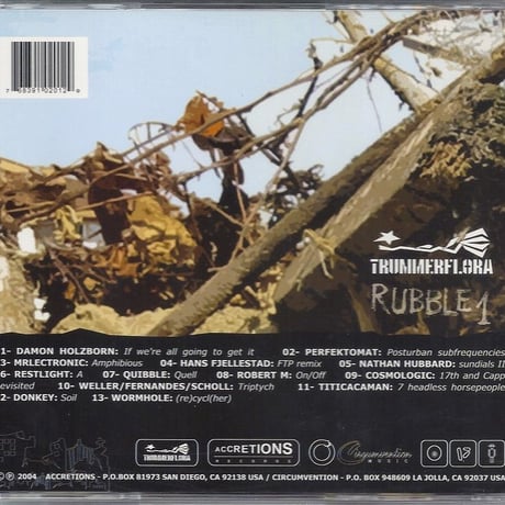 VA - Trummerflora: Rubble 1 (CD/Album 2004)