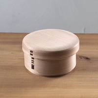 柴田慶信商店　丸弁当箱　白木