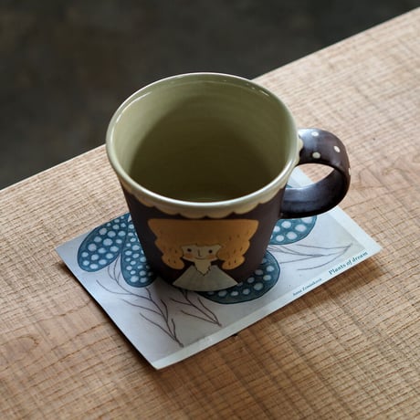 増永　典子　女の子マグカップ　ストライプ　０４