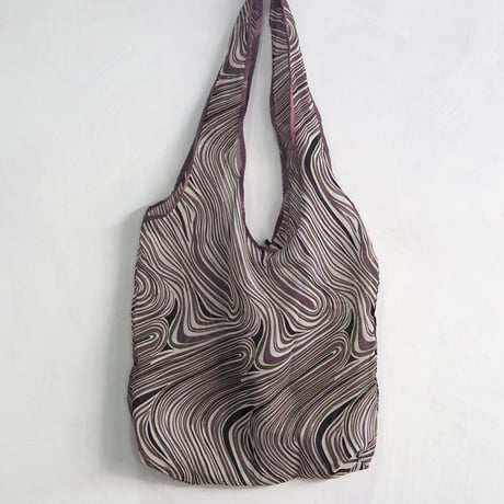 リサイクルサリー　エコバッグ　パープル系 no.1