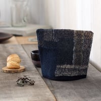 +A　ティーコゼー　紺色