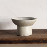 壷田　和宏　亜矢　高杯　粉引き　1