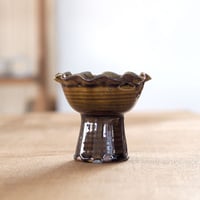 壷田　亜矢　高杯　飴色　M