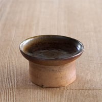 壷田　亜矢　高杯　茶色