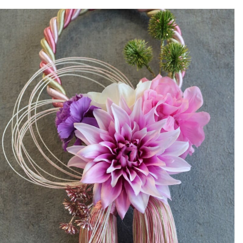 タッセルしめ縄〜PINK〜 | FlowerBalloon MUSUBITUKI