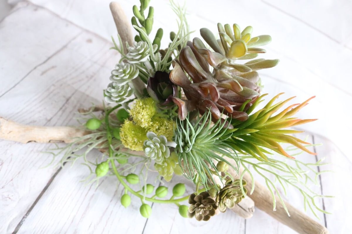 流木のフラワーアレジメントオブジェ（造花） fit=scale-down,w=1200